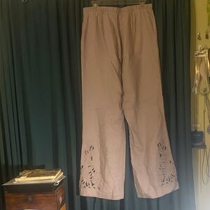 Soft Surroundings Blush Linen Blouse